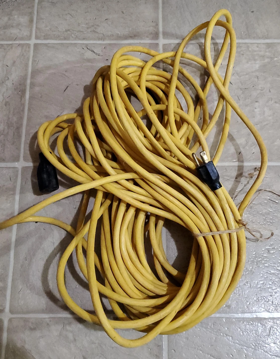 Yellow Extension Cord