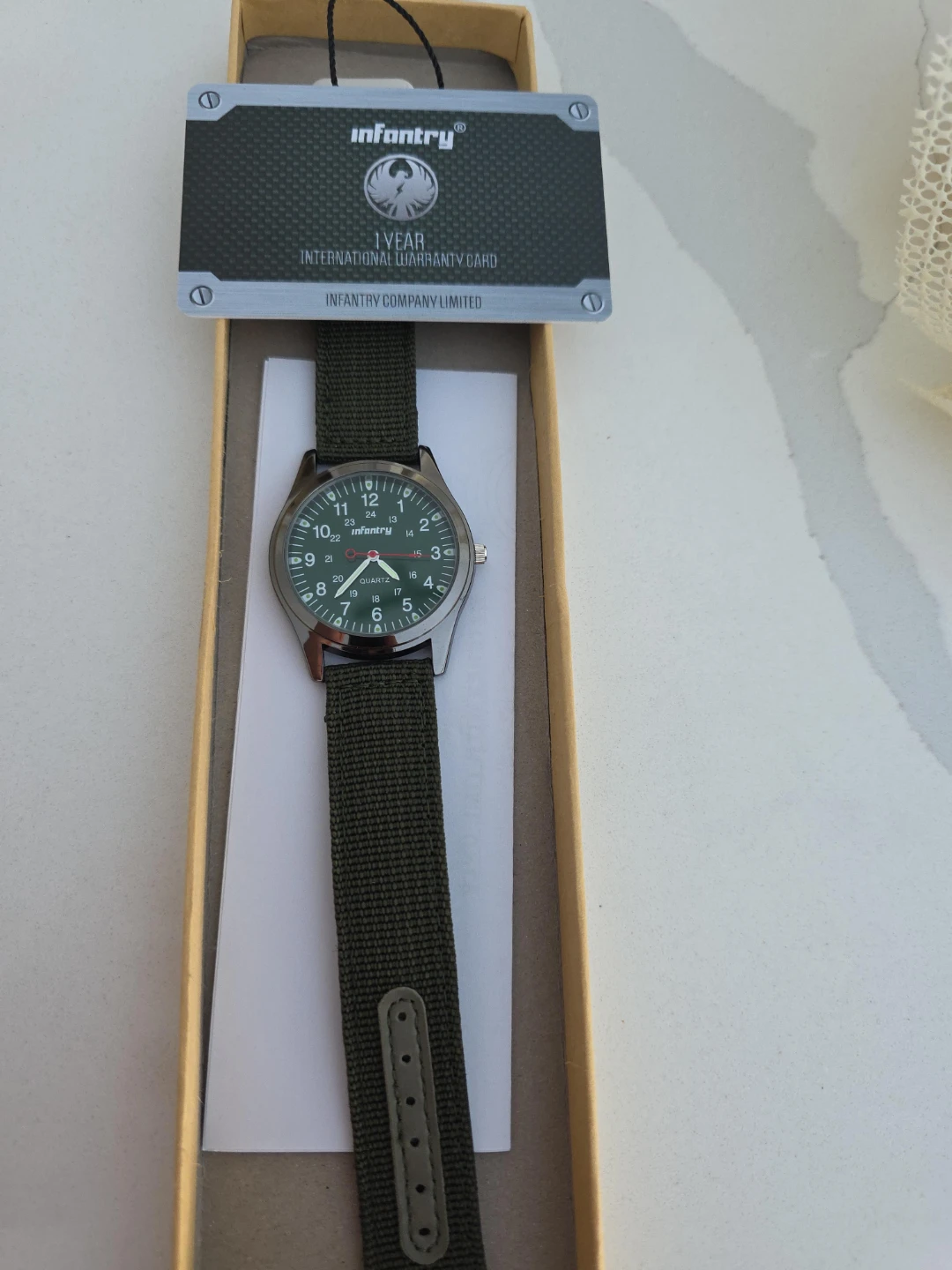 Infantry Men's Analog Watch - Green