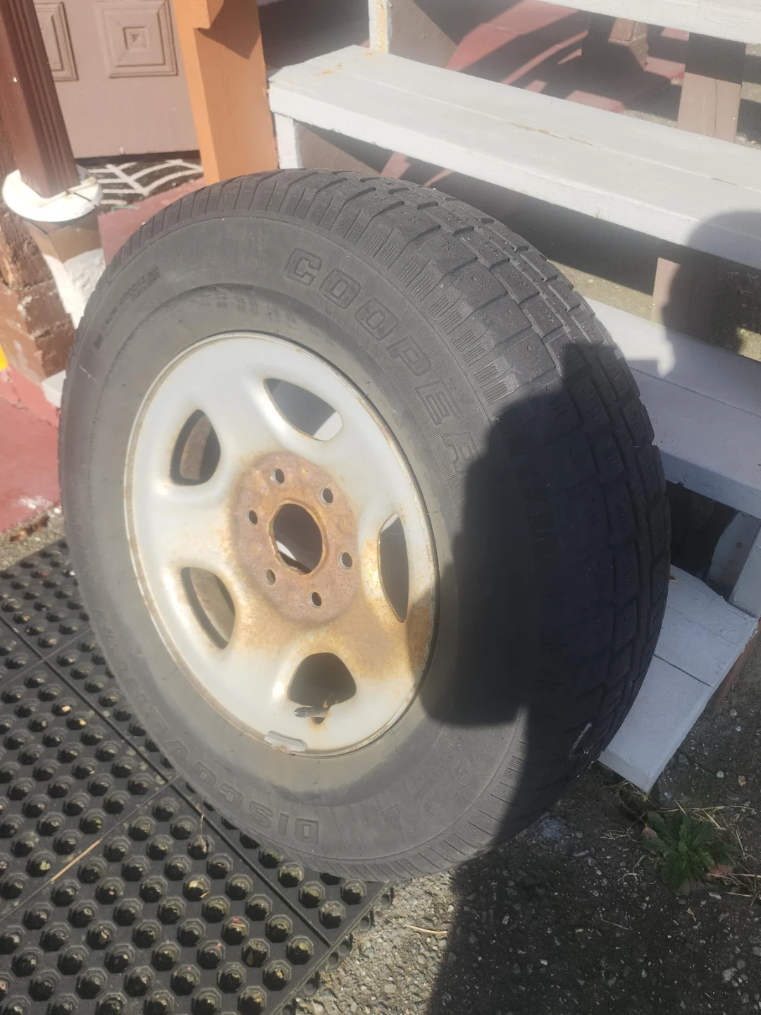 Cooper Discoverer Tire on Rim