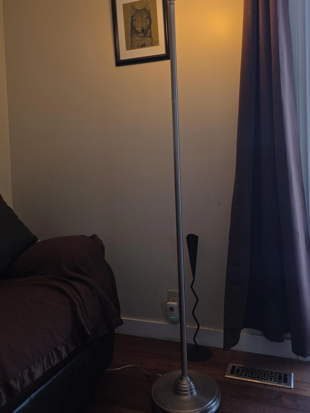 Tall Metal Floor Lamp
