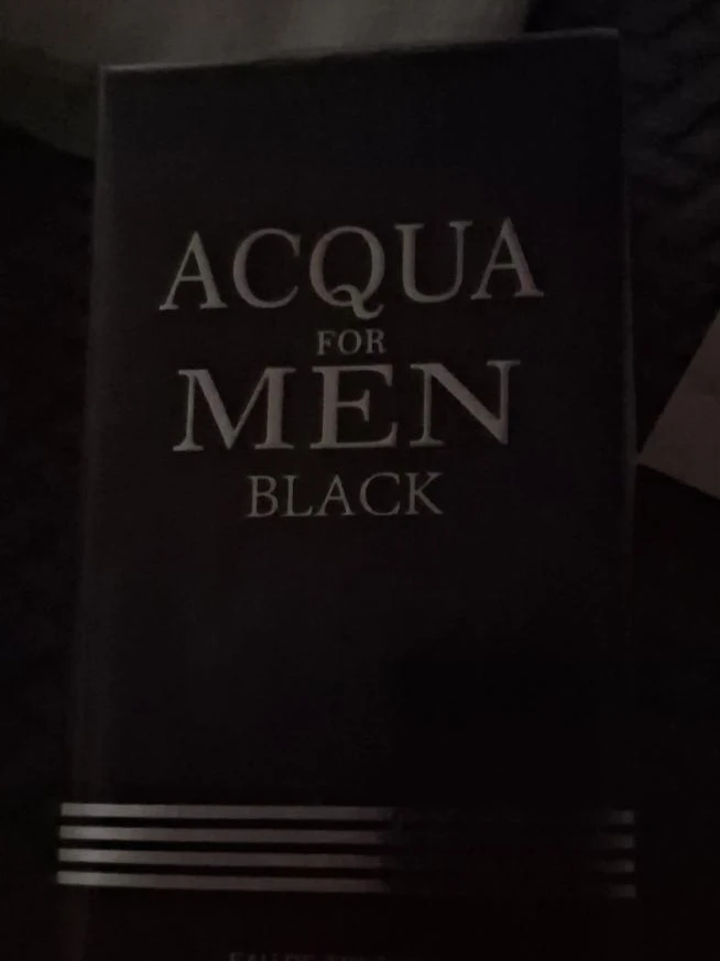 ACQUA FOR MEN BLACK Eau de Toilette Vaporisateur Spray 100ml