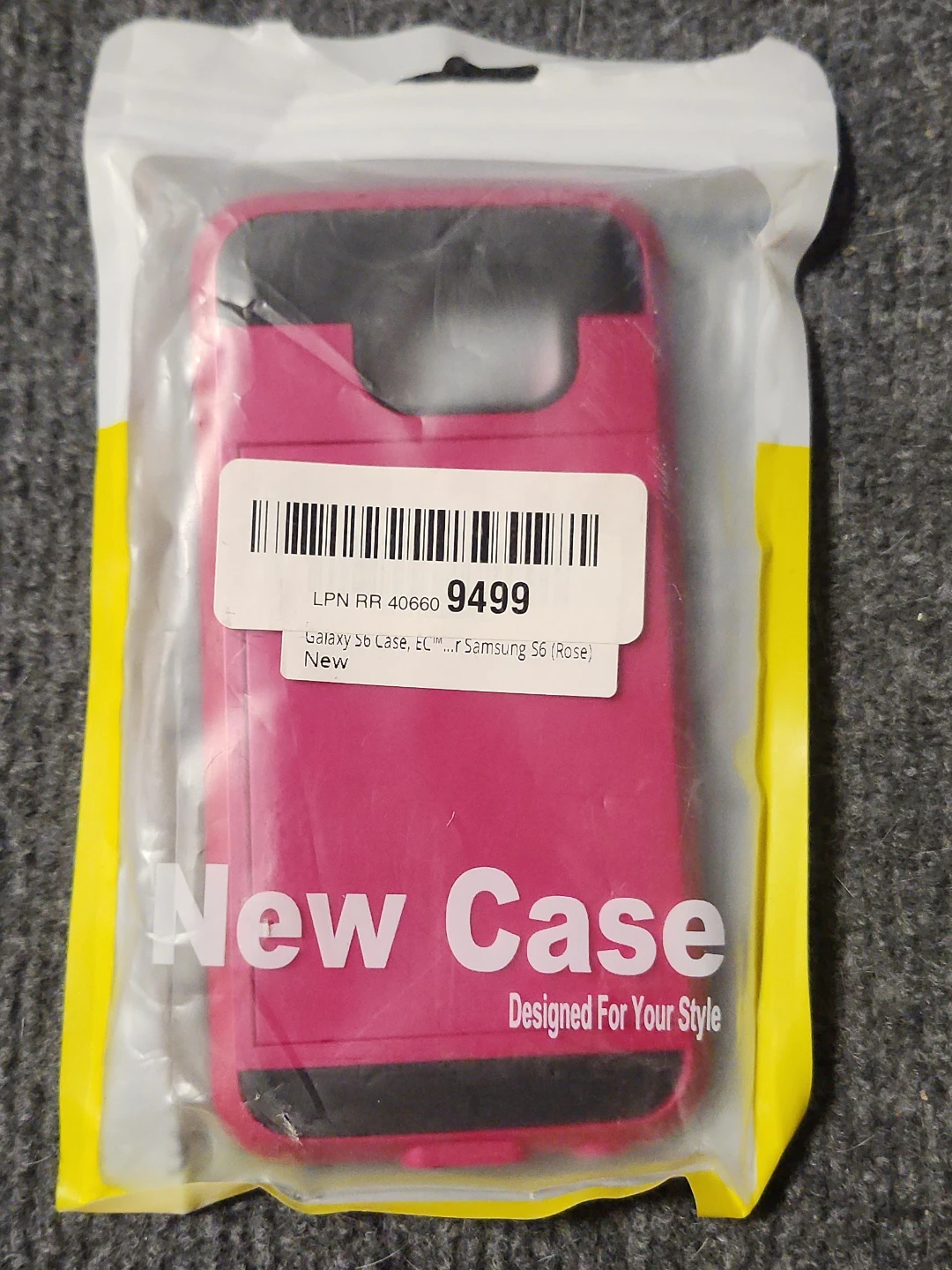 New Pink Hybrid Combo Case for Samsung S6