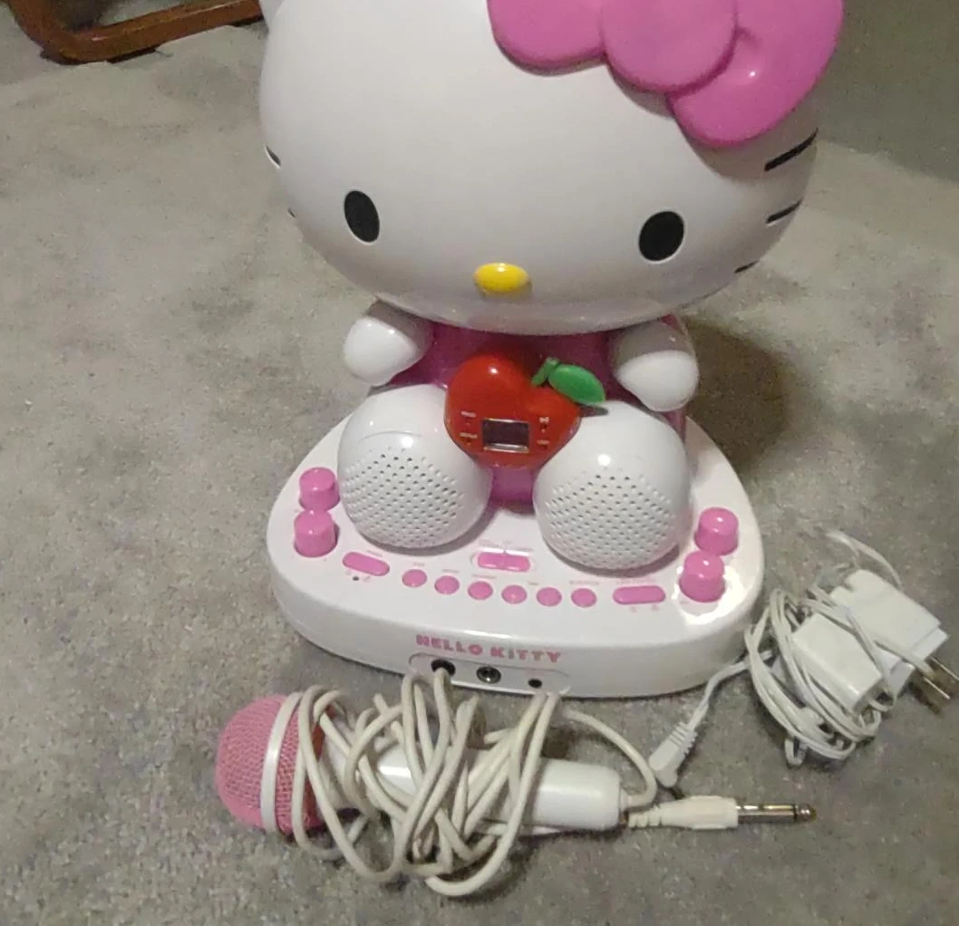 Hello Kitty Karaoke Machine with Microphone
