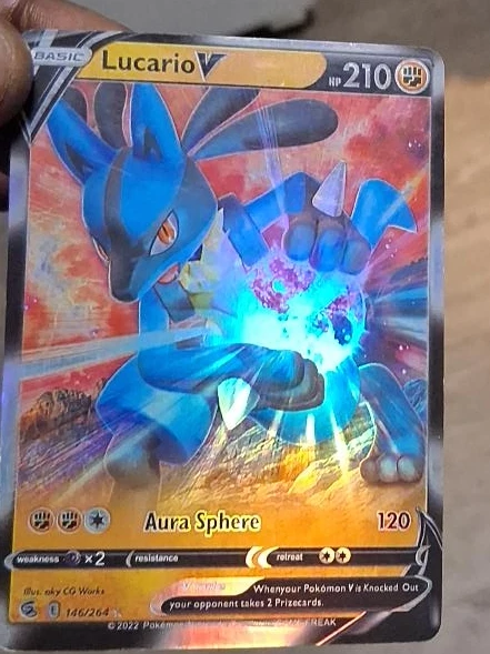 Pokemon Card Lucario V 146/264