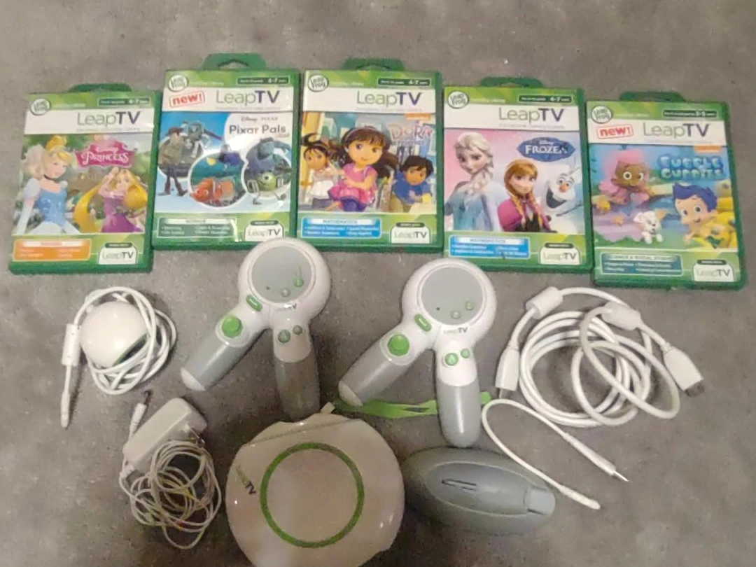 LeapTV Educational Gaming Console with Games
