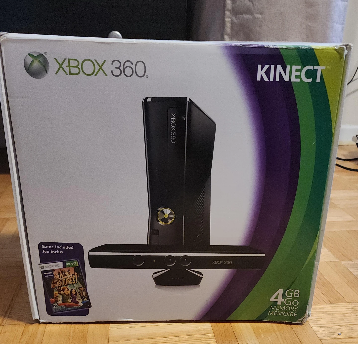 Xbox 360 Kinect Bundle with 4GB Memory and Kinect Adventures!