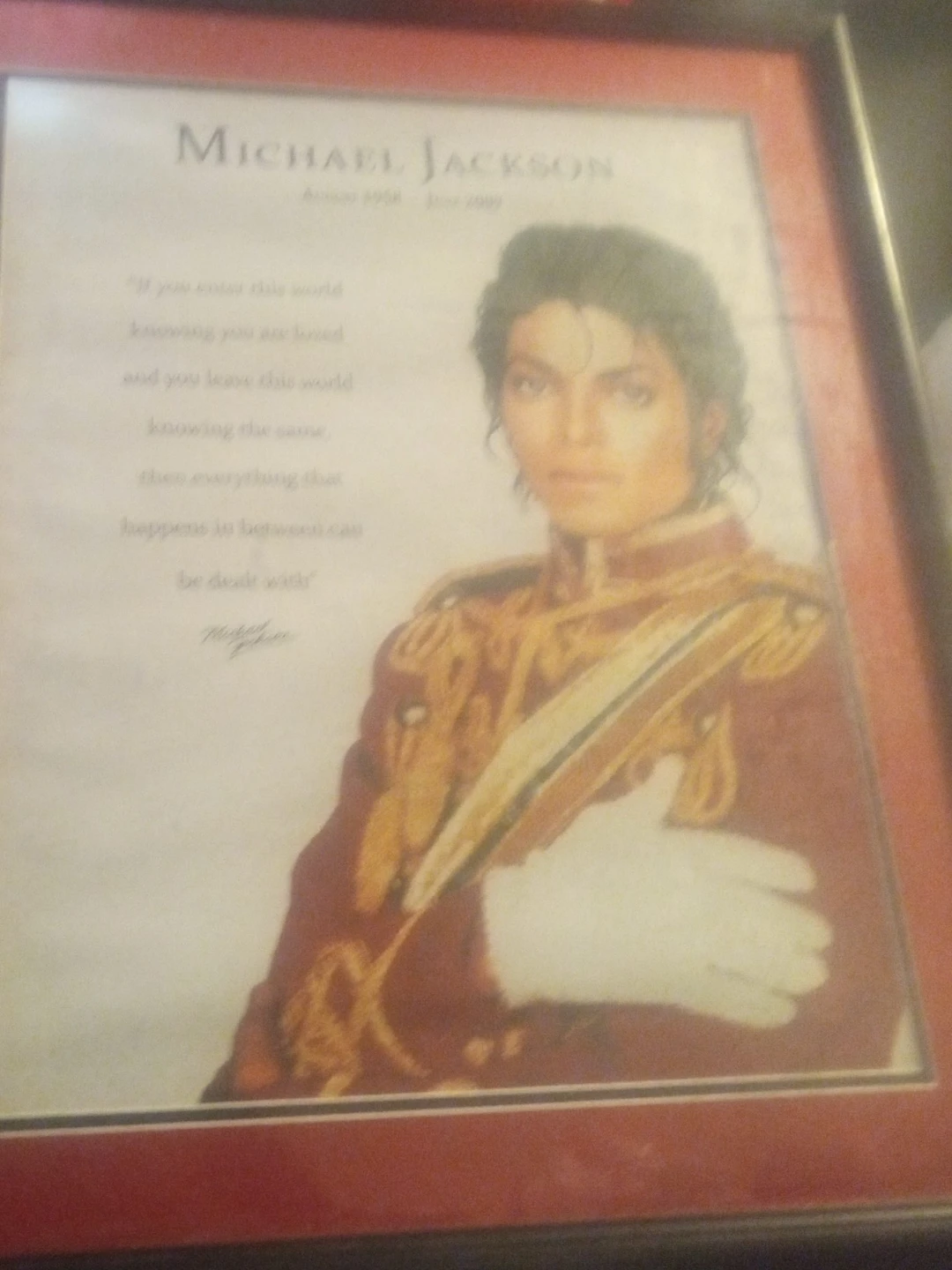 Michael Jackson Framed Print