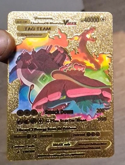 Pokemon TAG TEAM VMAX Gold Card