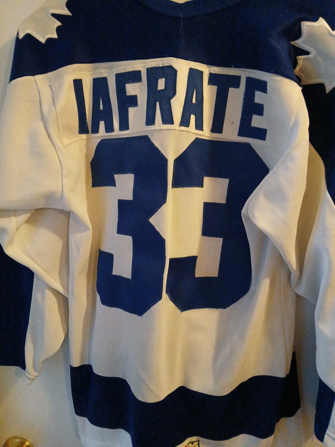 🏆Toronto Maple Leafs 33 Iafrate Hockey Jersey