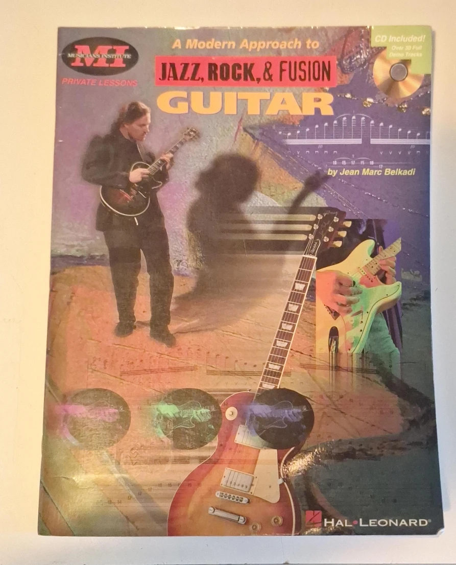 Musicians Institute Jazz, Rock, & Fusion Guitar Book with CD