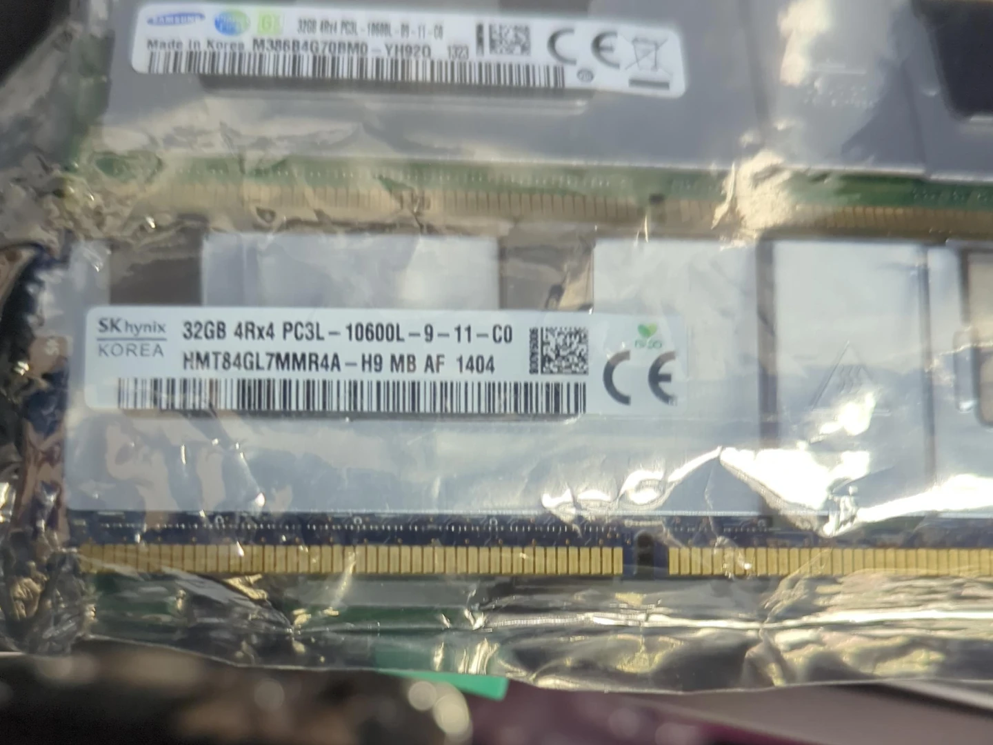 SK hynix 32GB DDR3 Server RAM PC3L-10600L