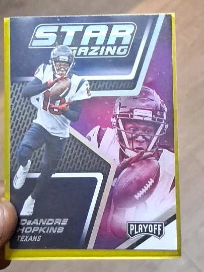 DeAndre Hopkins "Star Gazing" Playoff Football Card
