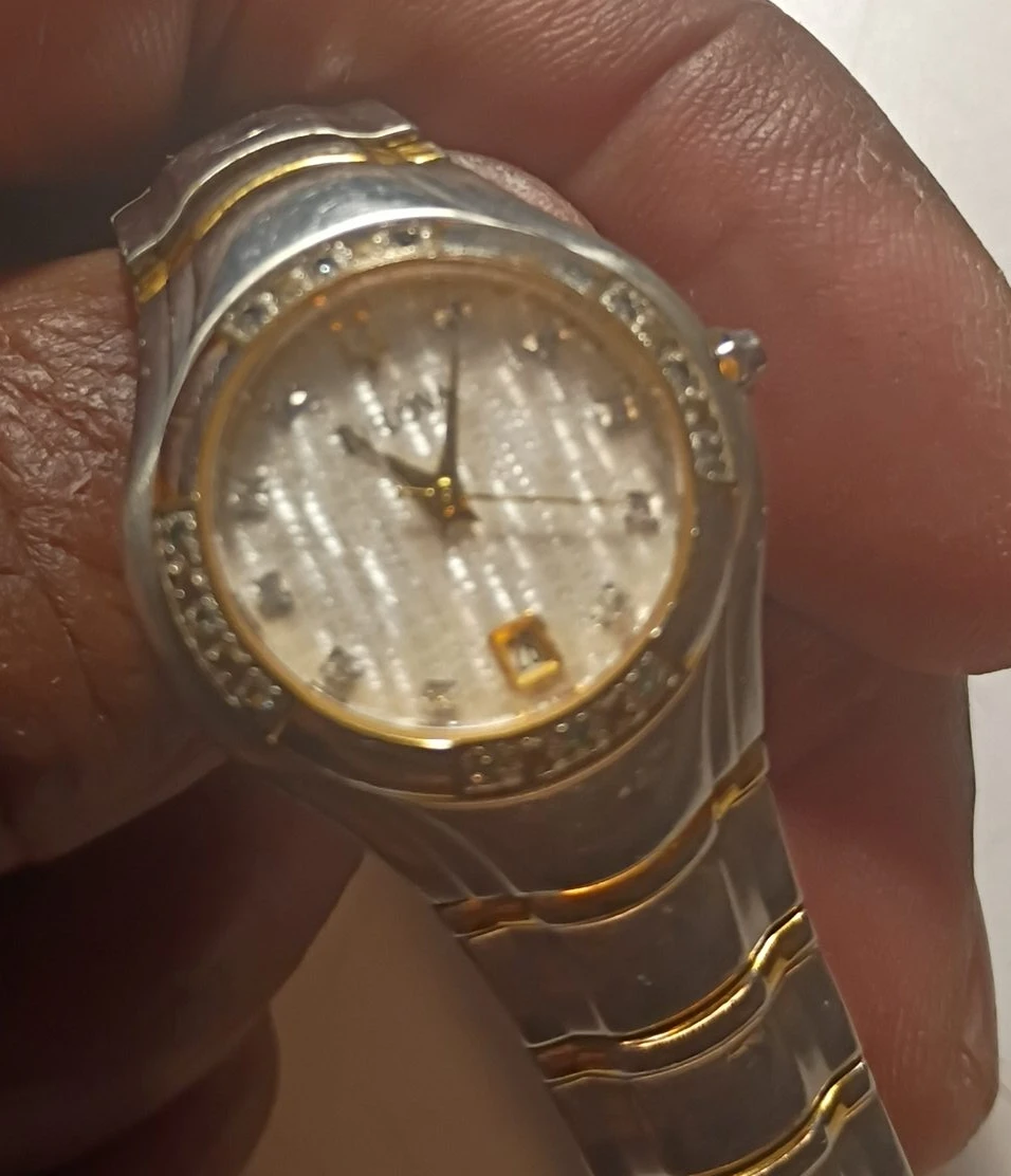Citizen Women's Two-Tone Watch with Diamond Bezel