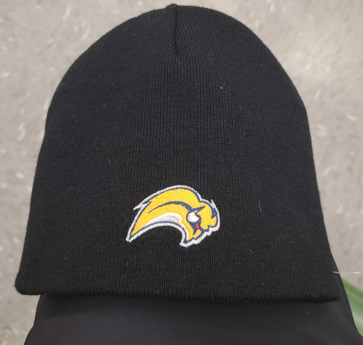 Black Beanie Buffalo Sabres with Yellow and Blue Logo