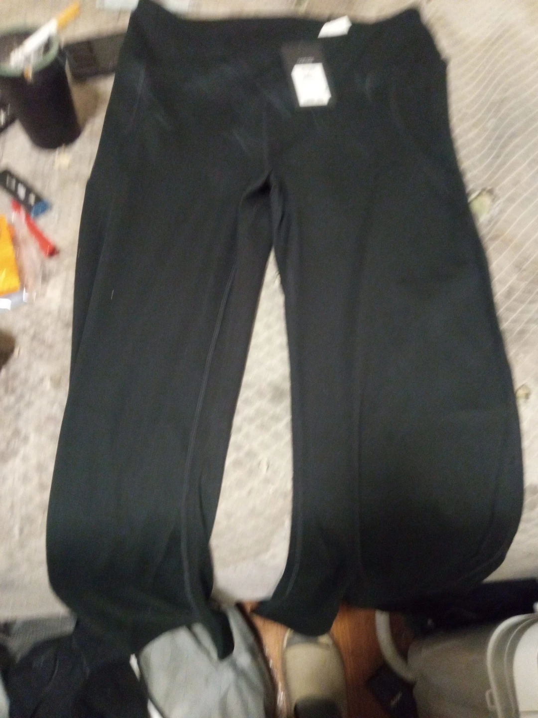 Black Oasis High-Waisted Crossover Flare XL Leggings - photo 2