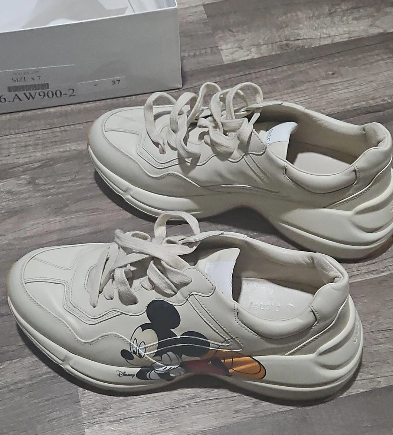 Gucci Ace x Disney Mickey Mouse Sneakers size 8