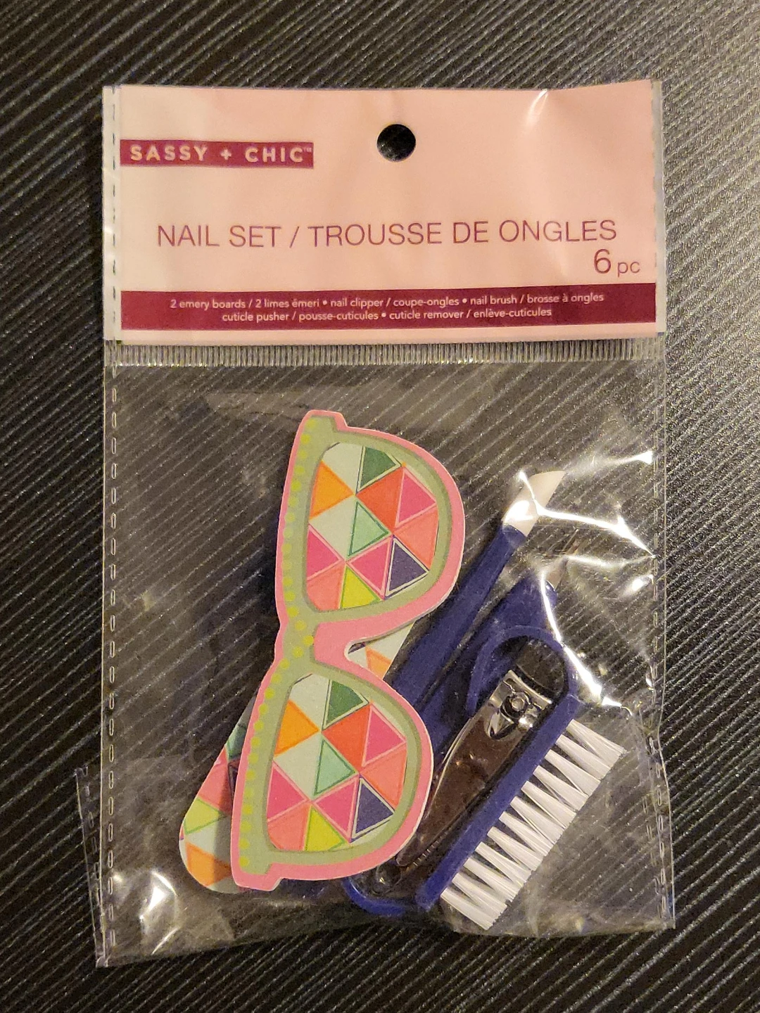 Sassy + Chic 6 pc Nail Set