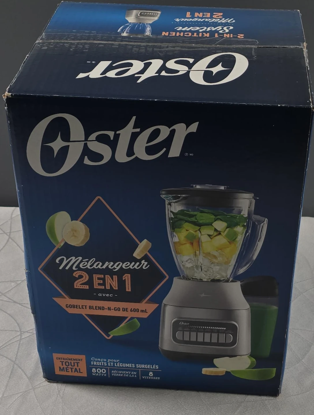 Oster 2-in-1 Kitchen System with 20 oz Blend-N-Go Cup