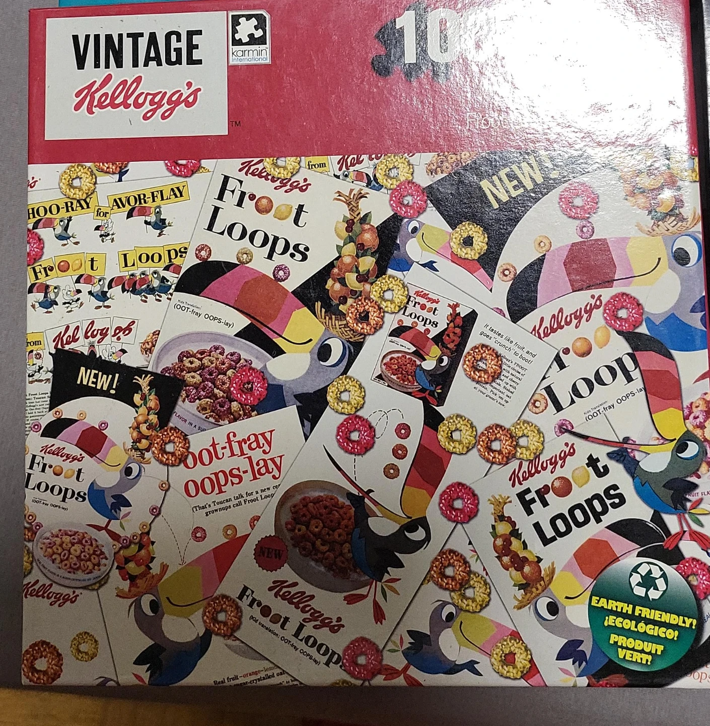 Vintage Kellogg's Froot Loops 1000 Piece Puzzle