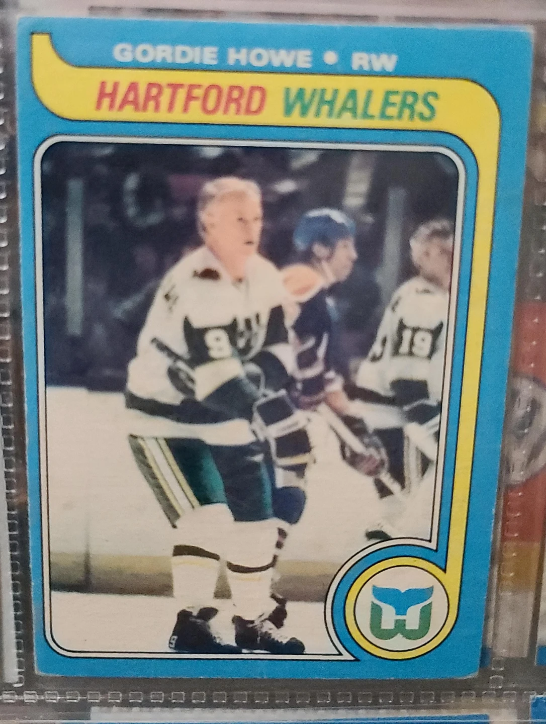 Gordie Howe Hartford Whalers Hockey Card