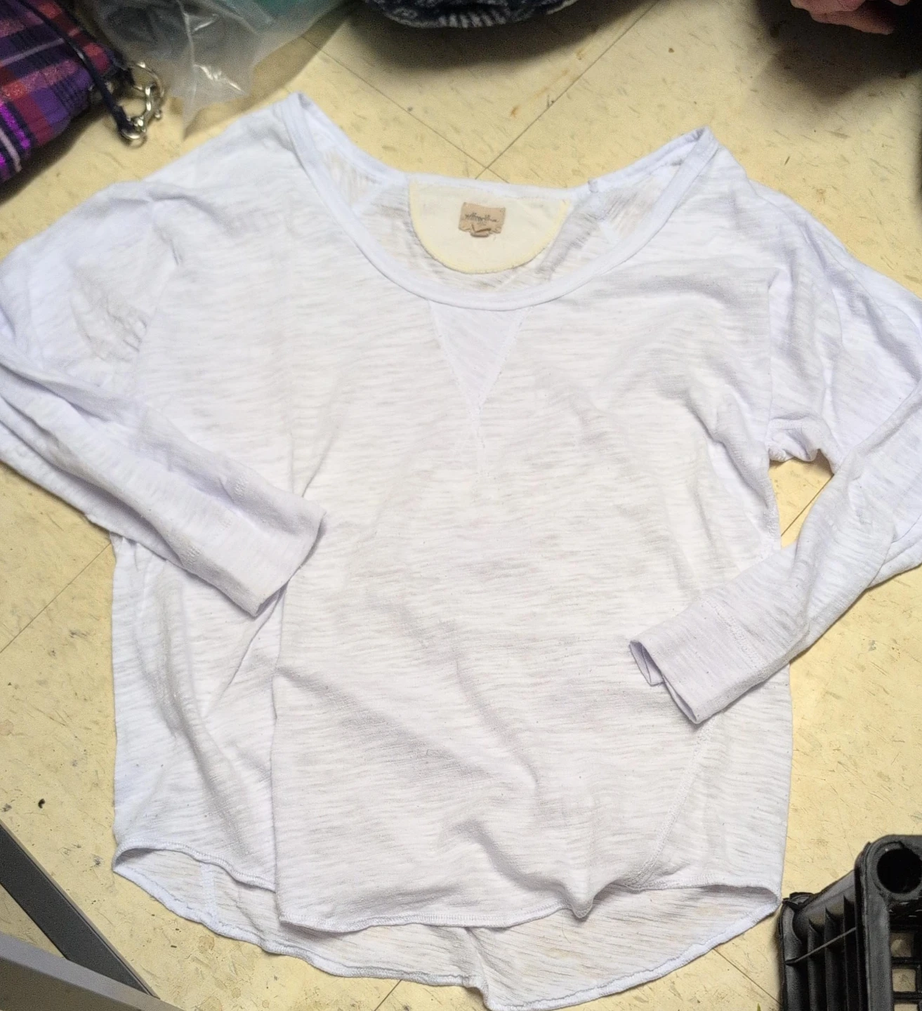 Wilfred Free White Long Sleeve T-Shirt