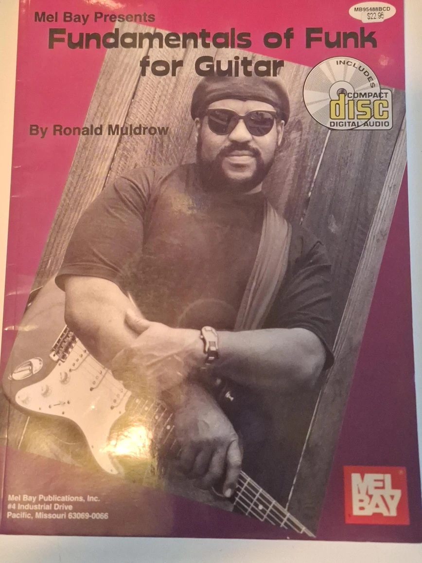 Mel Bay Fundamentals of Funk for Guitar Book w/ CD