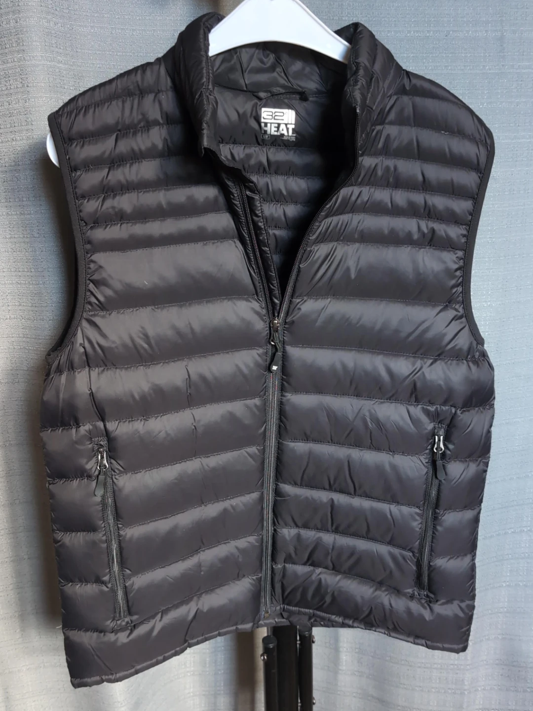 32 Degrees Heat Puffer Vest - Black - Size S/P
