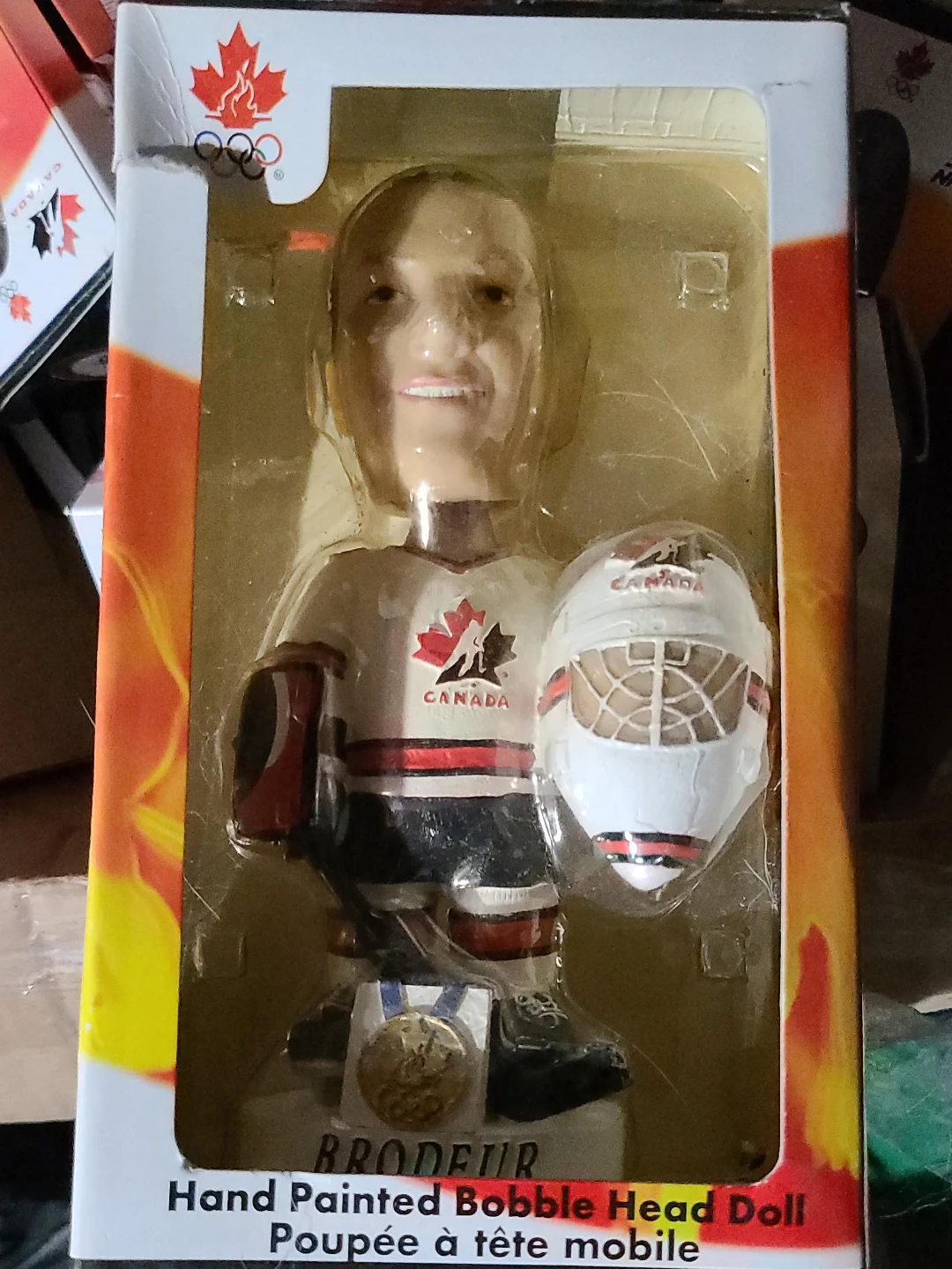 Brodeur Hand Painted Bobble Head Doll