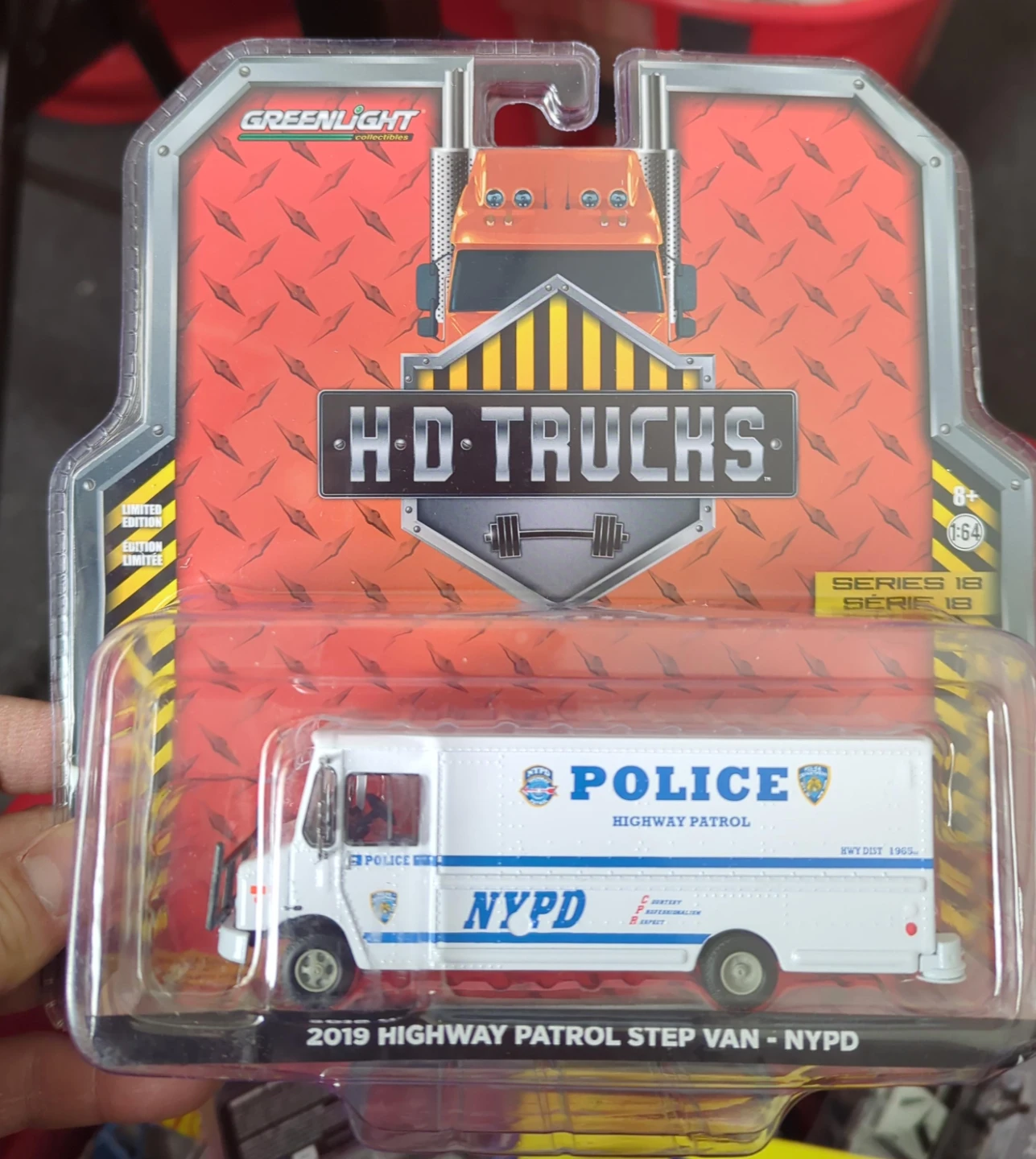 Greenlight HD Trucks 1:64 2019 Highway Patrol Step Van - NYPD