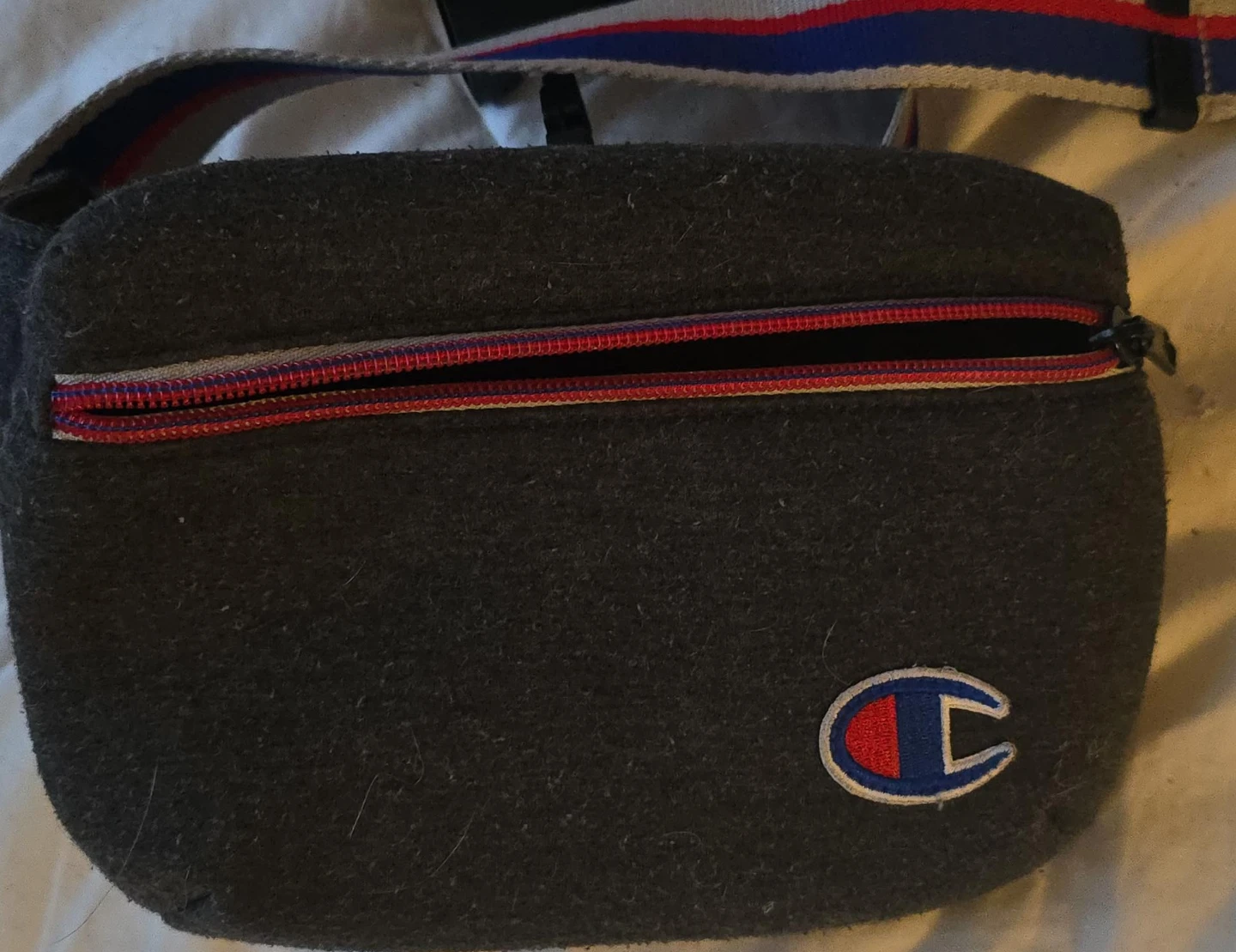 Champion Grey Fanny Pack/Crossbody Bag
