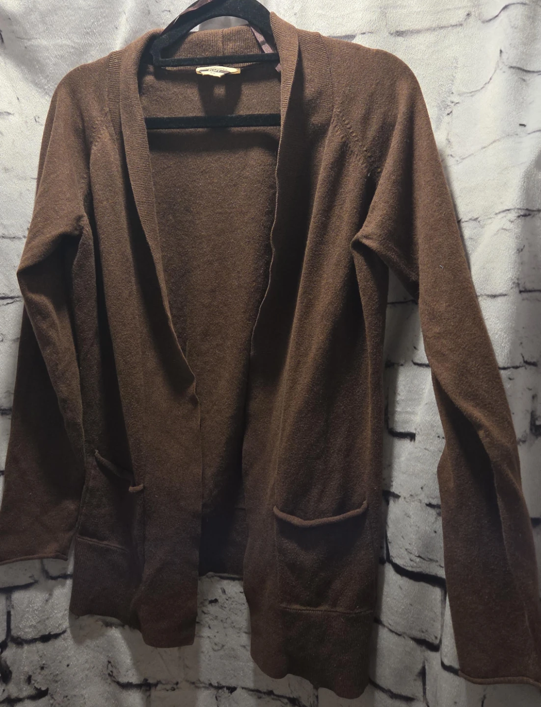 Brown Cardigan Sweater
