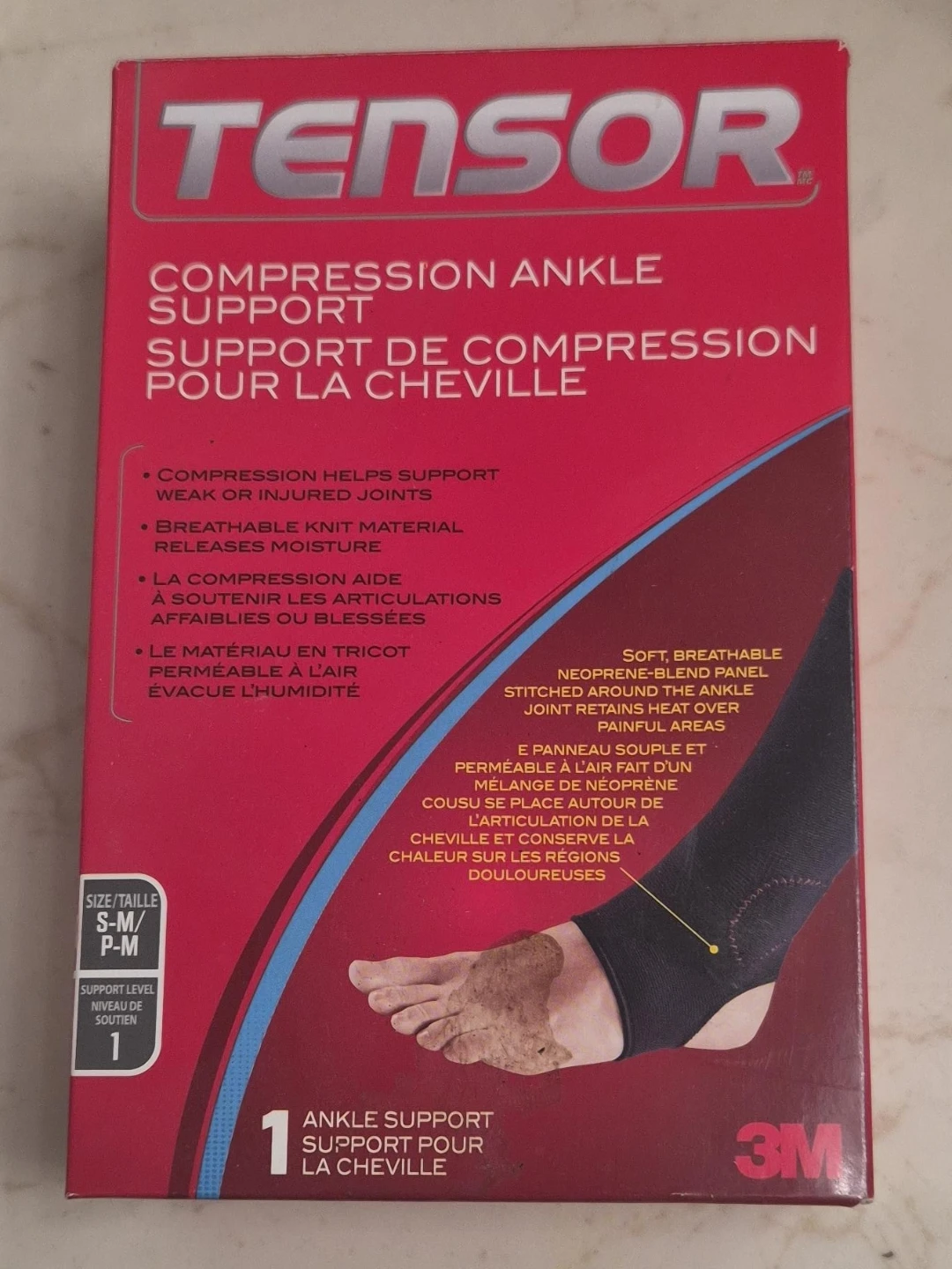 Tensor Compression Ankle Support S/M