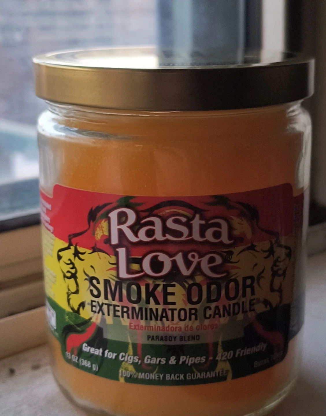 Rasta Love Smoke Odor Exterminator Candle