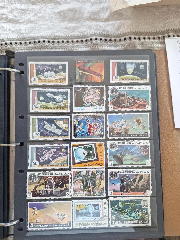 Space Exploration Stamp Collection