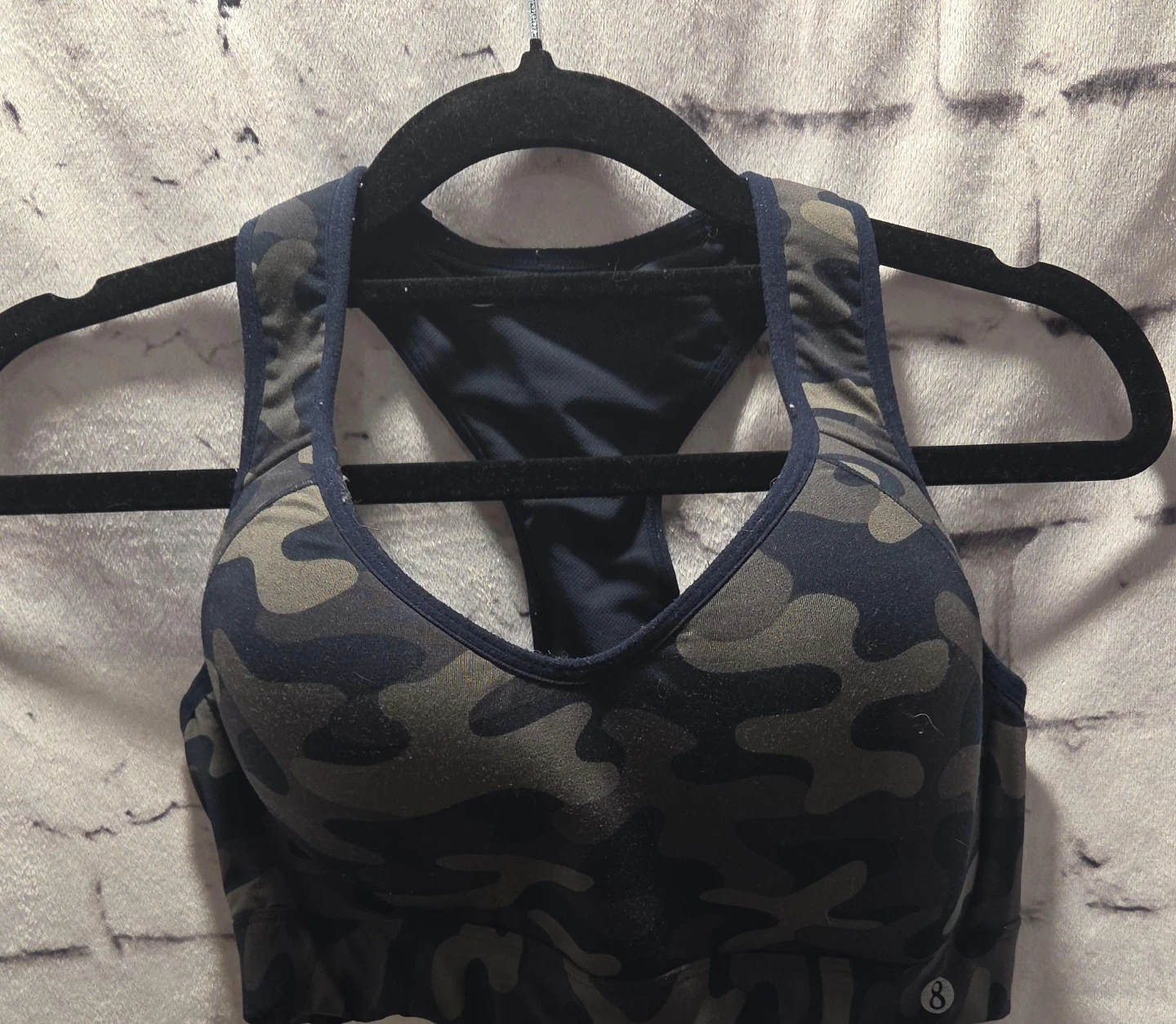 Athletic Sports Bra - Camo Print