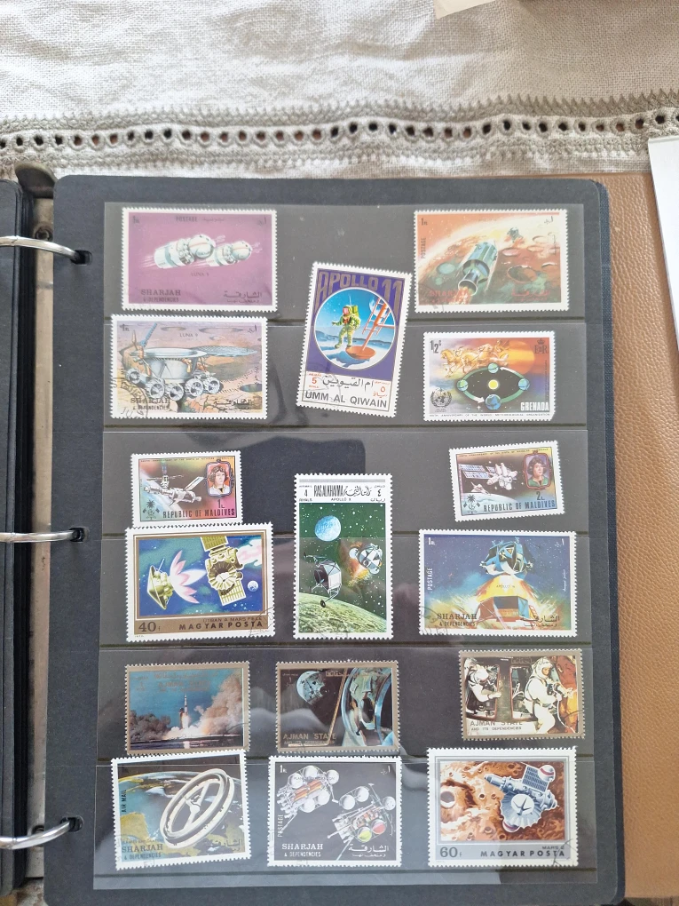 Space Exploration Stamp Collection