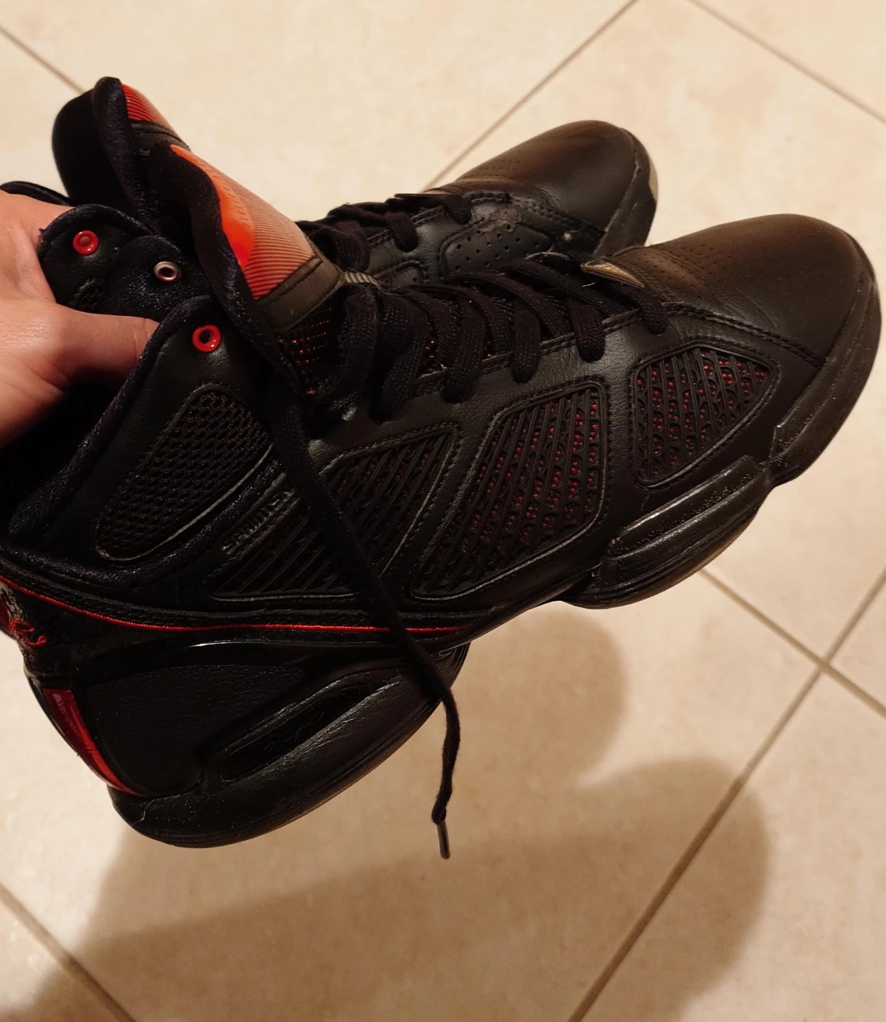 Black & Red Basketball Shoes