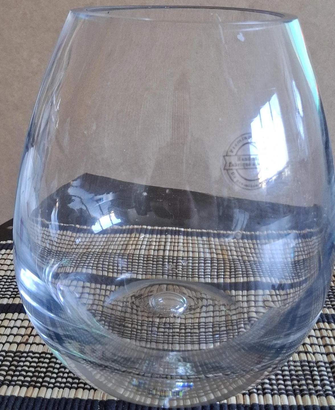 Clear Glass Vase