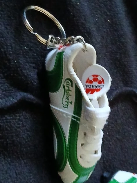 Carlsberg Canada Soccer Shoe Keychain