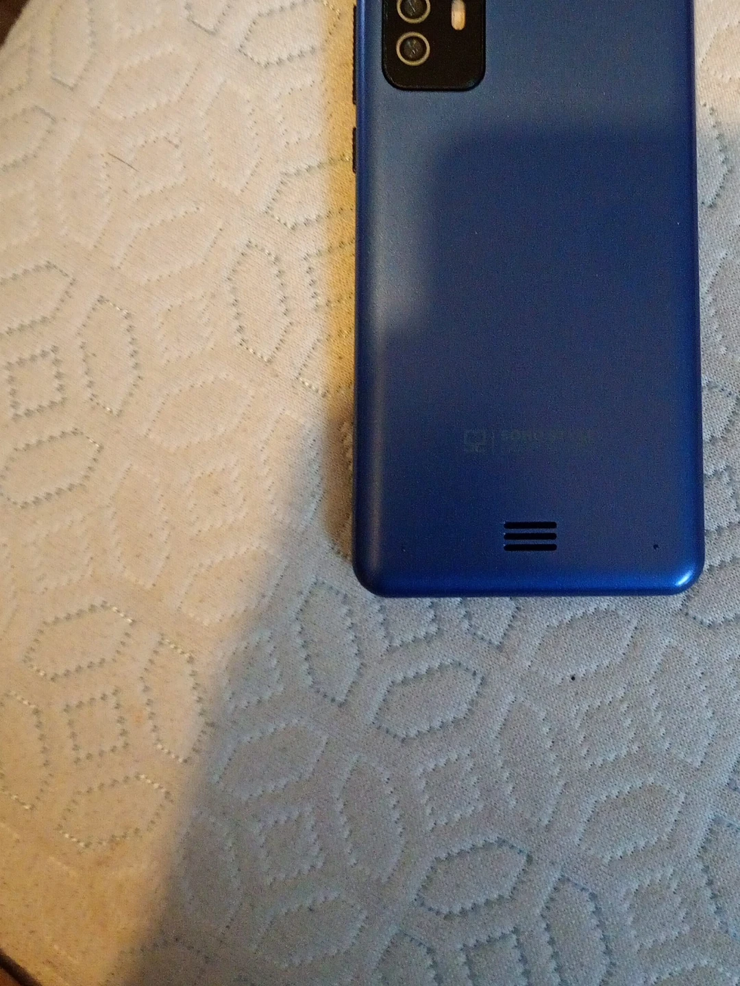 Blue Smart Phone with Charger