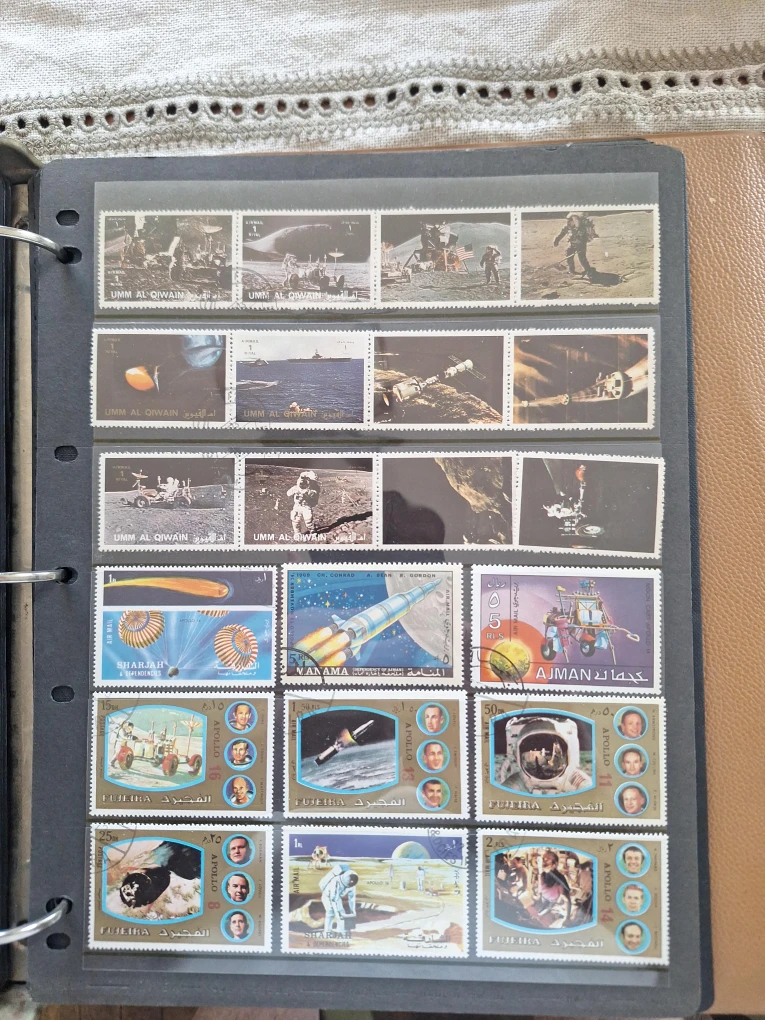 Space Exploration Stamp Collection