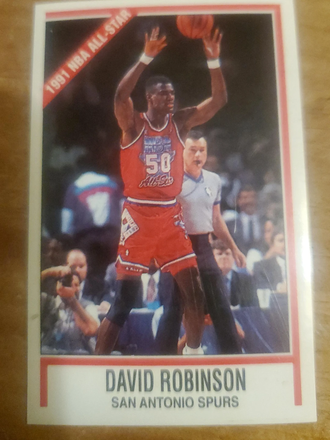 1991 NBA All-Star David Robinson Trading Card