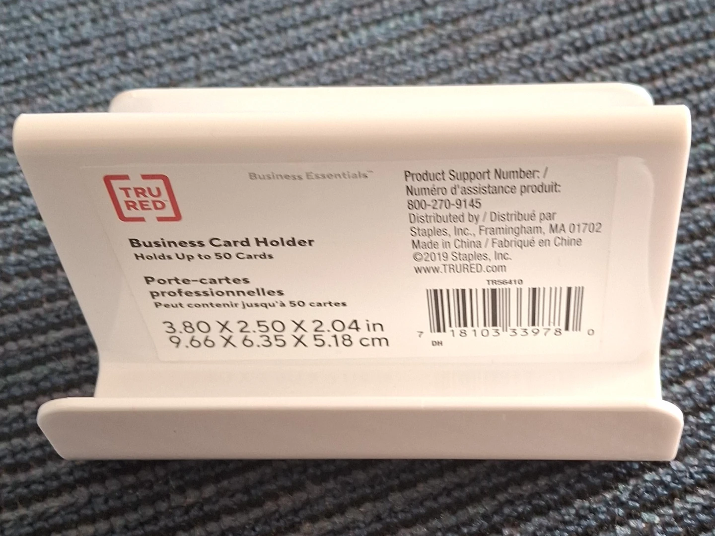 TRU RED Business Card Holder