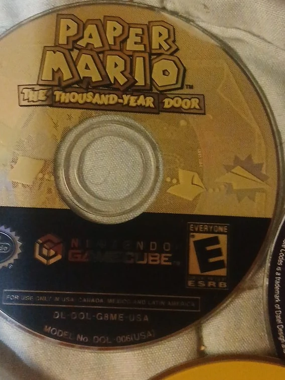 Nintendo GameCube Paper Mario The Thousand-Year Door Video Game