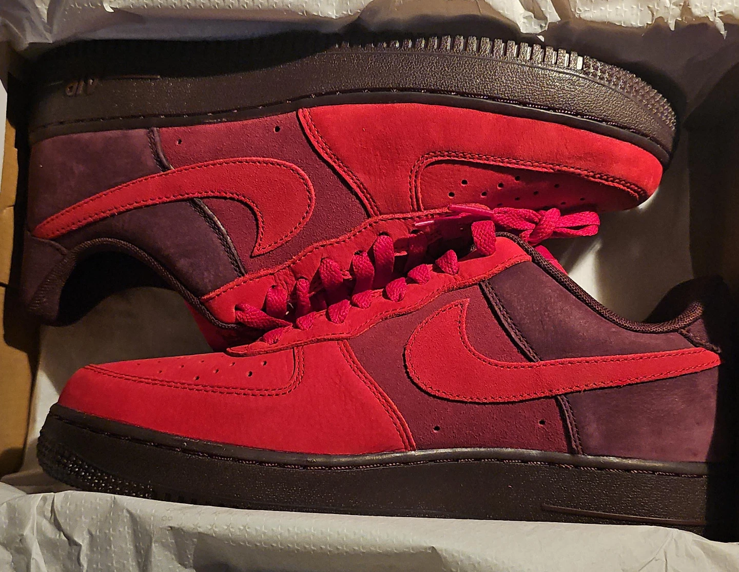 Nike Air Force 1 Low Red Burgundy