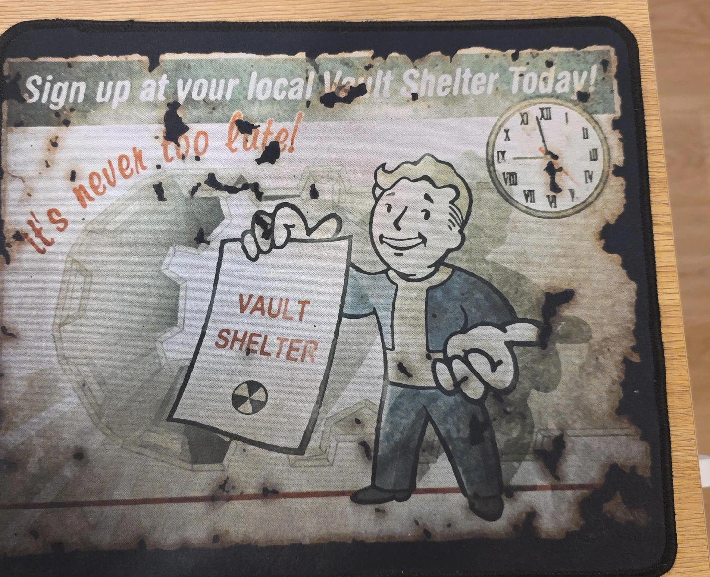 Fallout Vault Shelter Mousepad