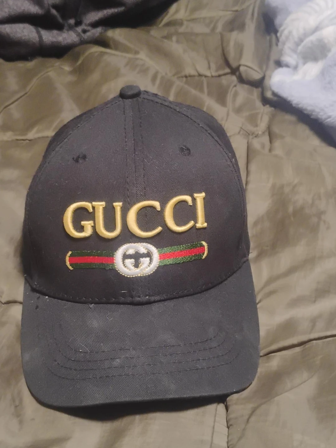 Black Gucci Baseball Cap