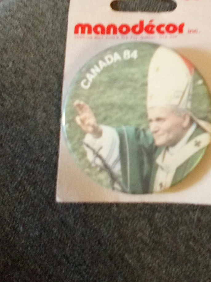 Manodecor Canada 84 Pope John Paul II Pin