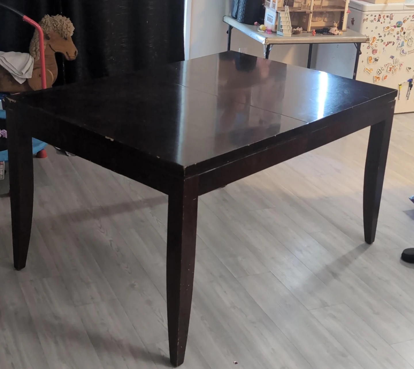 Dark Wood Dining Table