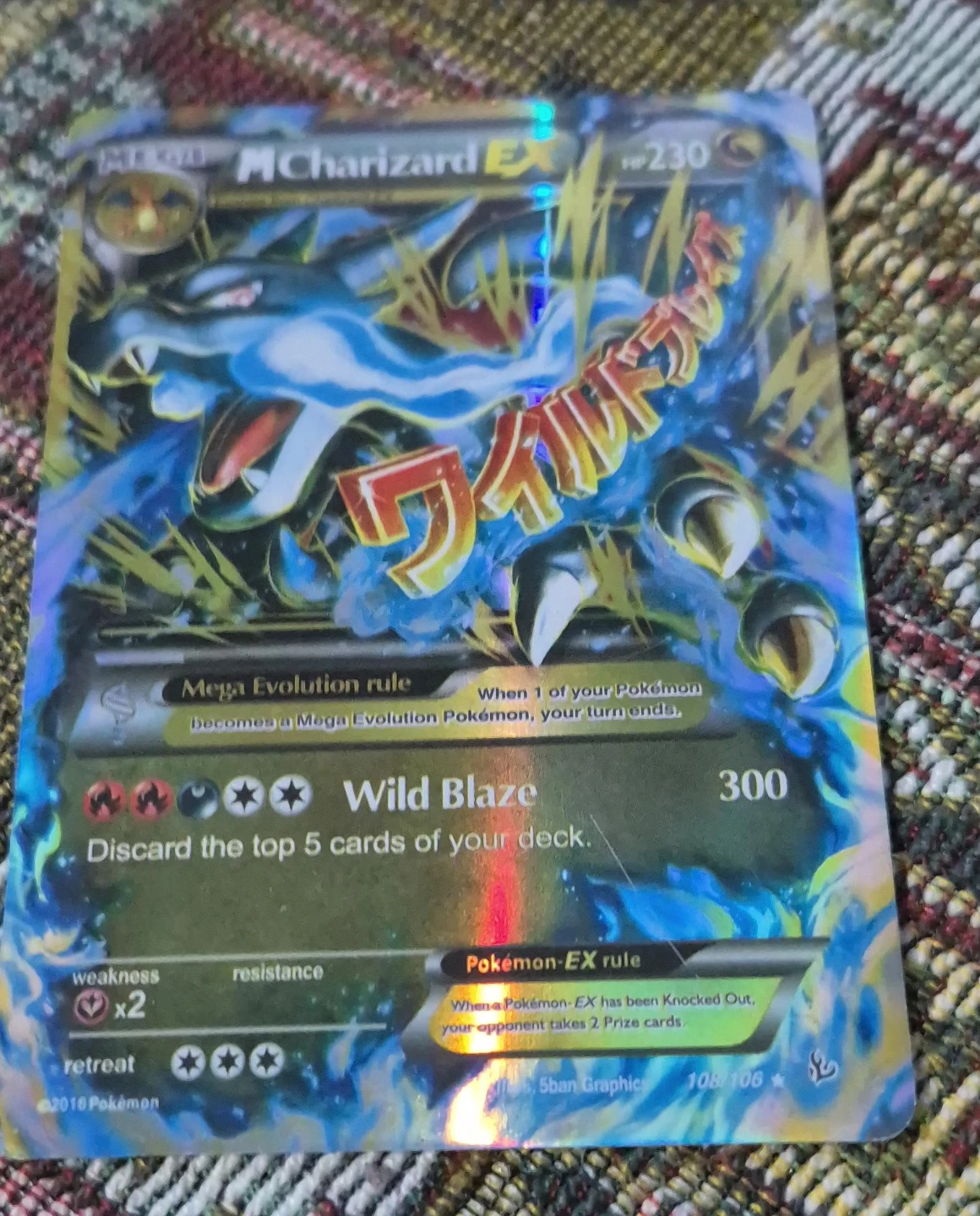 M Charizard EX Pokémon Card